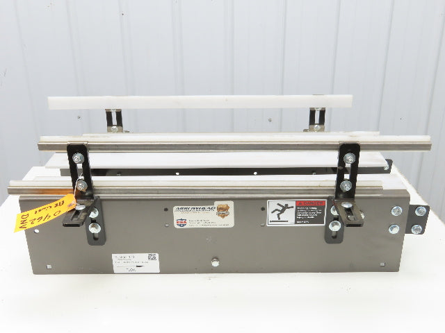 Arrowhead 10" Tabletop Belt Steel Bottle Conveyor Idler Section 32"