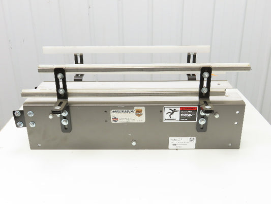 Arrowhead 10" Tabletop Belt Steel Bottle Conveyor Idler Section 32"