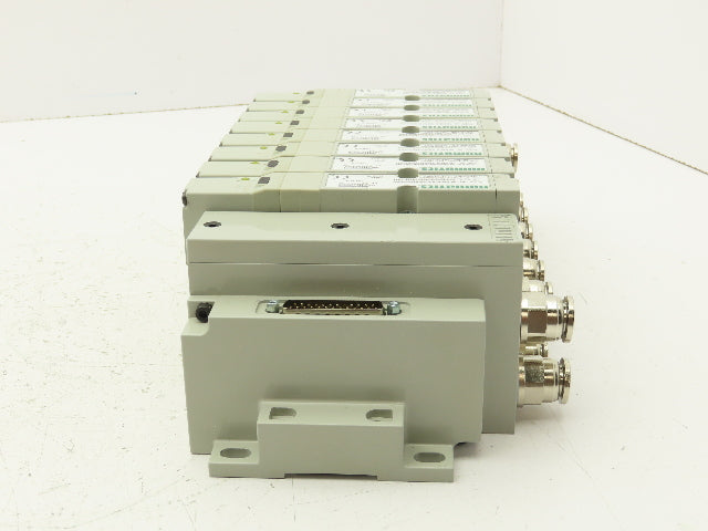 Numatics I63BA4Z2KN00030 120V Pneumatic Solenoid Valve 8-Station Manifold Assy