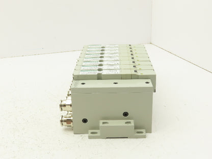 Numatics I63BA4Z2KN00030 120V Pneumatic Solenoid Valve 8-Station Manifold Assy