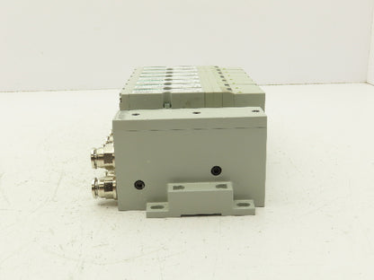 Numatics I63BA4Z2KN00030 120V Pneumatic Solenoid Valve 8-Station Manifold Assy
