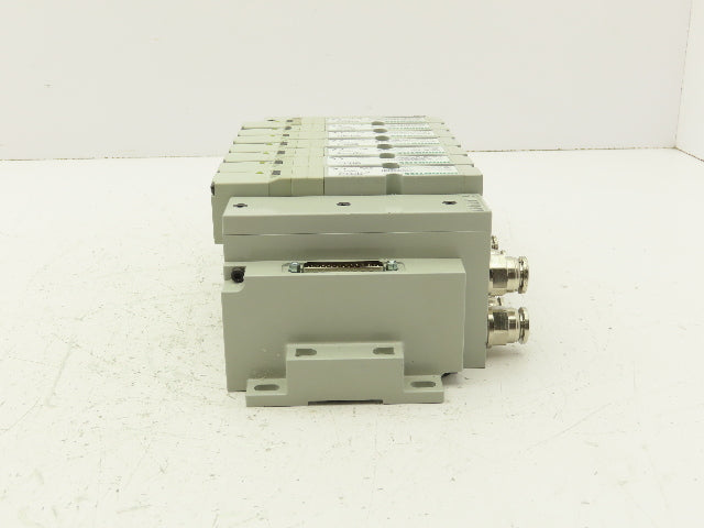 Numatics I63BA4Z2KN00030 120V Pneumatic Solenoid Valve 8-Station Manifold Assy