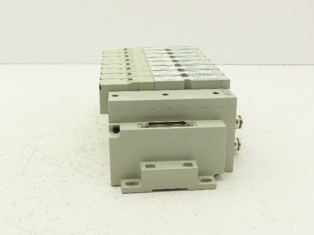 Numatics I63BA4Z2KN00030 120V Pneumatic Solenoid Valve 8-Station Manifold Assy