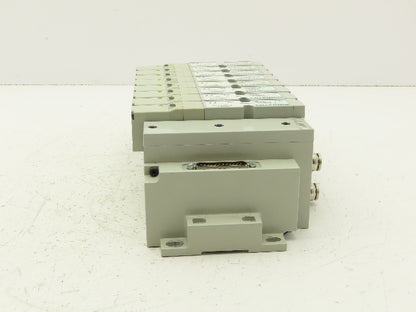 Numatics I63BA4Z2KN00030 120V Pneumatic Solenoid Valve 8-Station Manifold Assy