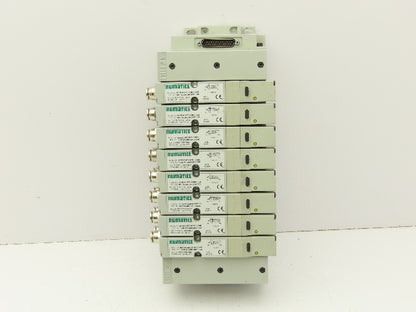 Numatics I63BA4Z2KN00030 120V Pneumatic Solenoid Valve 8-Station Manifold Assy