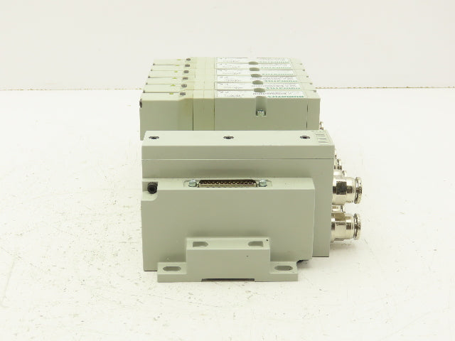 Numatics I63BA4Z2KN00030 120V Pneumatic Solenoid Valve 8-Station Manifold Assy
