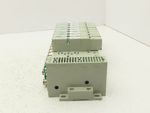 Numatics I63BA4Z1KG00030 120V Pneumatic Solenoid Valve 12-Station Manifold Assy
