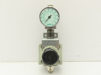 Asco Numatics 8652AK0040102G0 Pneumatic Valve Air Regulator with Gauge 1/2" npt