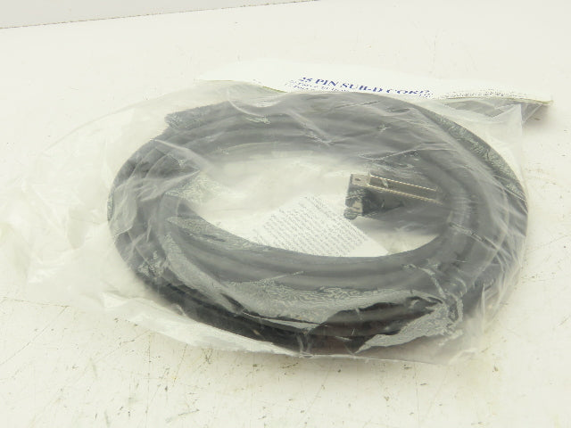 Numatics 25-15-90 Manifold Cordset 25-Pin Sub-D Female Elbow 15' Cord