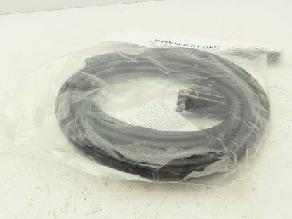 Numatics 25-15-90 Manifold Cordset 25-Pin Sub-D Female Elbow 15' Cord