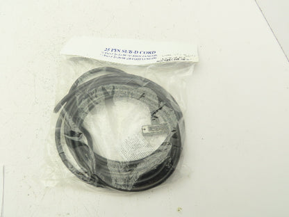 Numatics 25-15-90 Manifold Cordset 25-Pin Sub-D Female Elbow 15' Cord