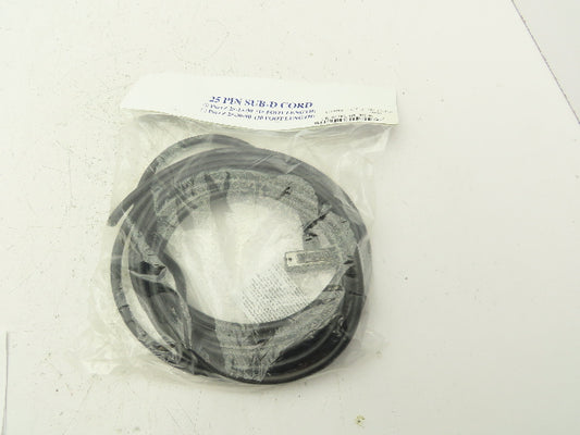 Numatics 25-15-90 Manifold Cordset 25-Pin Sub-D Female Elbow 15' Cord