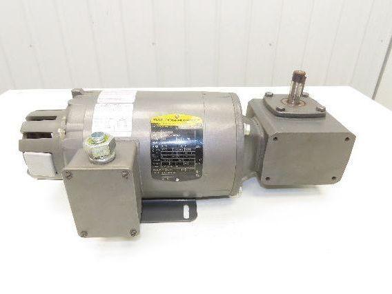 Baldor Reliance IDNM3538 Gearmotor .5Hp 460V 3PH 60:1 Reducer 29rpm LH 56C