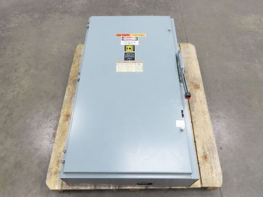 Square D H365 Safety Disconnect Switch 400A 600V 3 Pole Fused Type E2