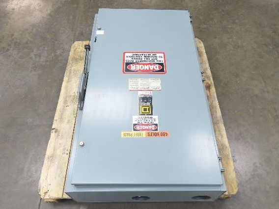 Square D HU365 Safety Disconnect Switch 400A 600V 3 Pole Non Fused Series E2