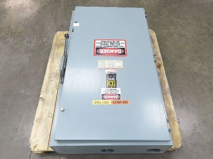 Square D HU365 Safety Disconnect Switch 400A 600V 3 Pole Non Fused Series E2