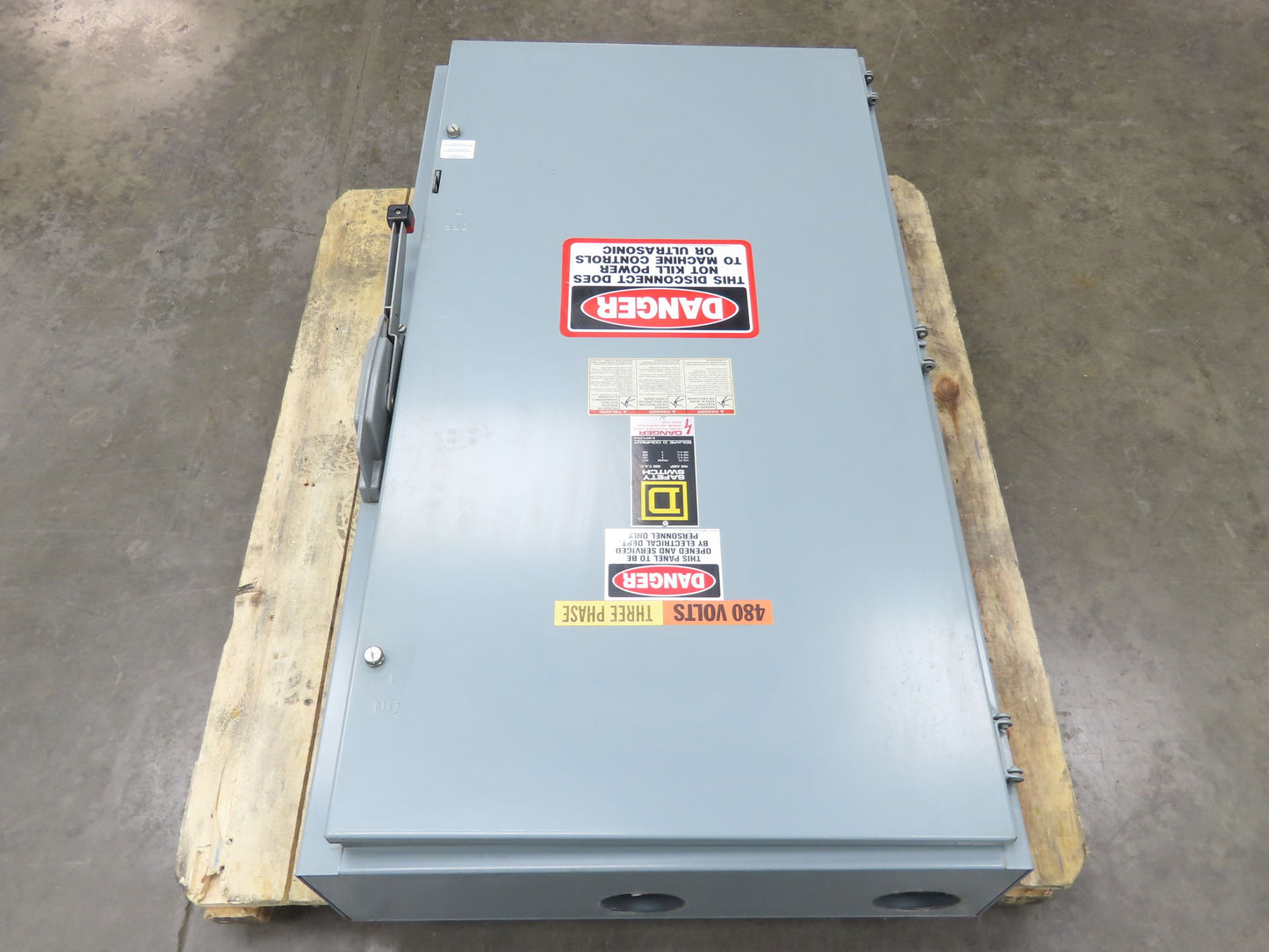 Square D HU365 Safety Disconnect Switch 400A 600V 3 Pole Non Fused Series E2