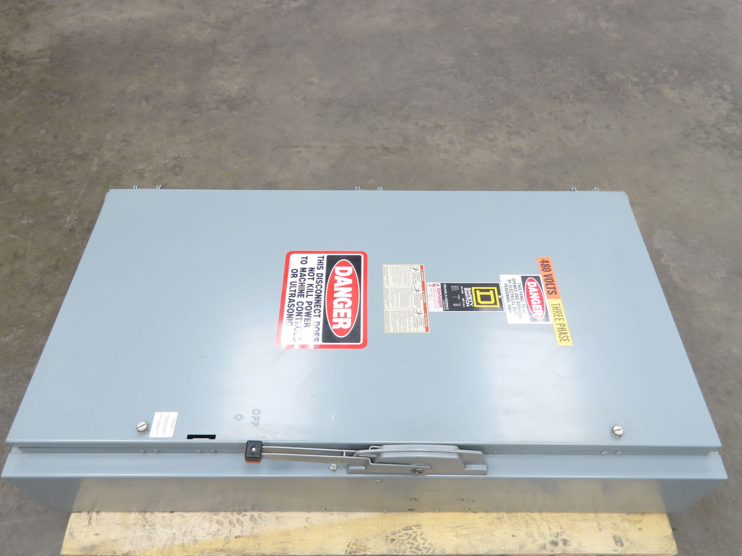 Square D HU365 Safety Disconnect Switch 400A 600V 3 Pole Non Fused Series E2