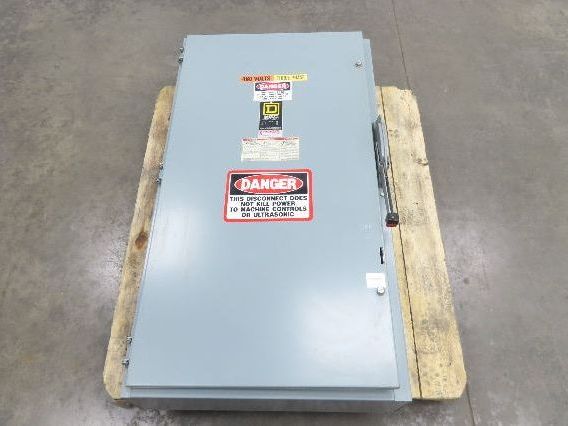Square D HU365 Safety Disconnect Switch 400A 600V 3 Pole Non Fused Series E2