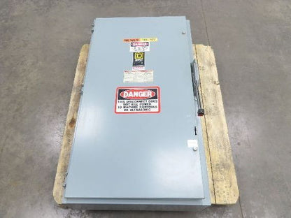 Square D HU365 Safety Disconnect Switch 400A 600V 3 Pole Non Fused Series E2