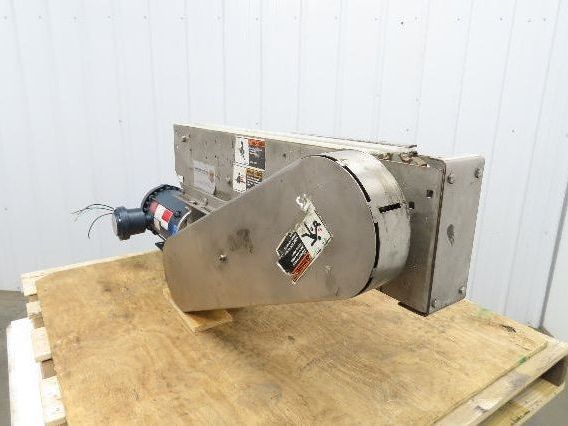 Arrowhead 3.25" Tabletop Belt Stainless Bottle Conveyor 36" Chain Drive 460V 3PH