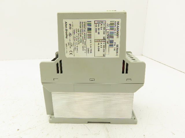 Allen Bradley 160-AA04NSF1 Variable Speed AC Drive VFD 1HP 5.4A 240V 3PH