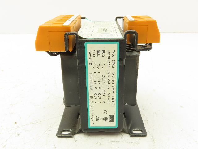 SBA 155-0098 Industrial Transformer PRI 220/550V SEC 115V