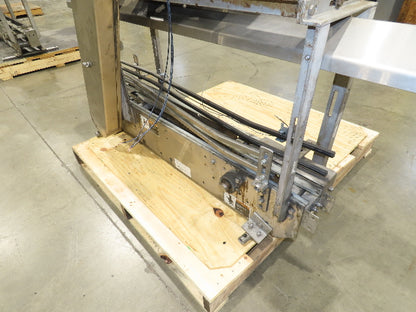 3.25" Tabletop Stainless Bottle Conveyor 2-Belt Shielded Transfer Overhead Drive