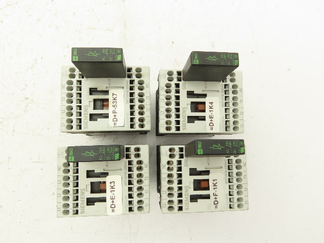Siemens 3RT1016-2BB42 Contactor 3 Pole 20A 600V Lot of 4