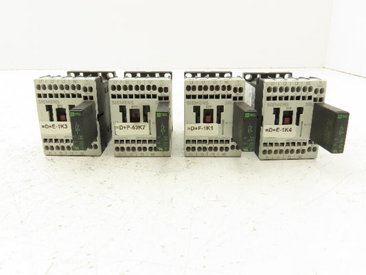 Siemens 3RT1016-2BB42 Contactor 3 Pole 20A 600V Lot of 4