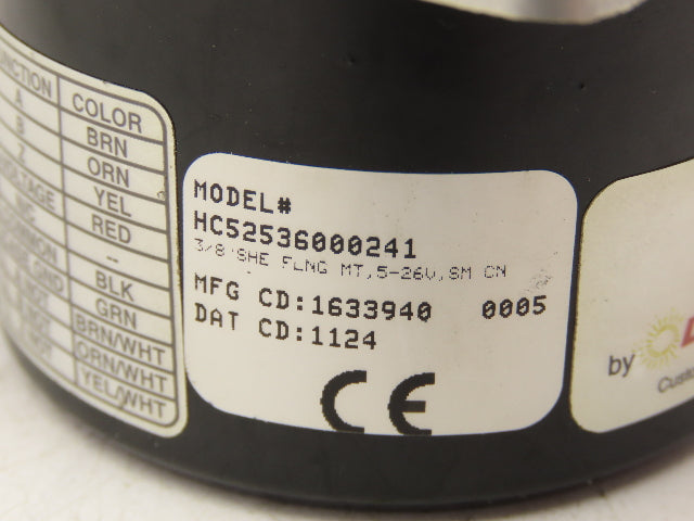 Dynapar HC52536000241 3/8" Shaft Flange Mount Incremental Encoder