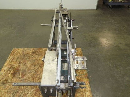 3.25" Tabletop Stainless Bottle Conveyor 2-Belt Transfer 48" Drive  -No Chain