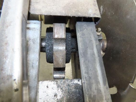 3.25" Tabletop Stainless Bottle Conveyor 2-Belt Transfer 48" Drive  -No Chain