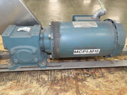 3.25" Tabletop Stainless Bottle Conveyor 2-Belt Transfer 48" Drive  -No Chain