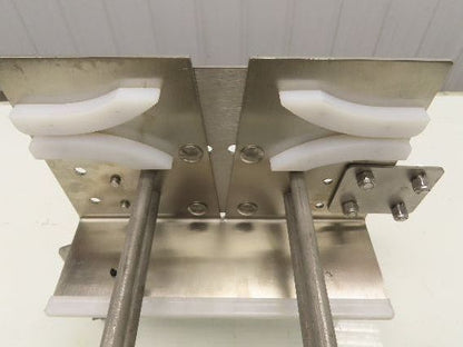 Arrowhead 10" Tabletop Belt Stainless Bottle Conveyor Diverter Section 12"L