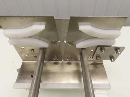 Arrowhead 10" Tabletop Belt Stainless Bottle Conveyor Diverter Section 12"L