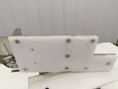 Arrowhead 10" Tabletop Belt Stainless Bottle Conveyor Diverter Section 12"L