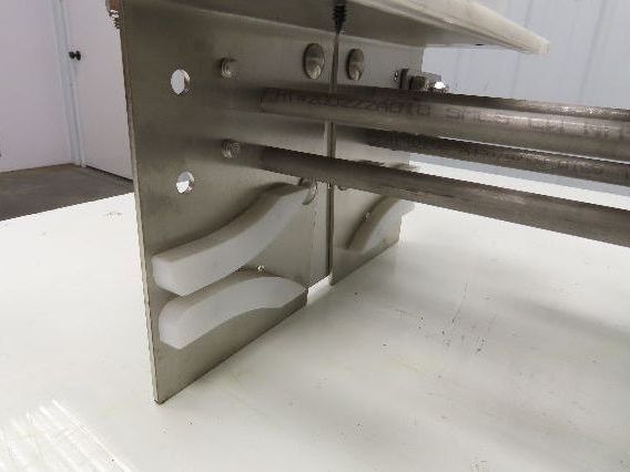Arrowhead 10" Tabletop Belt Stainless Bottle Conveyor Diverter Section 12"L