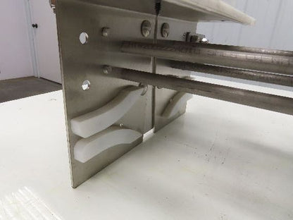 Arrowhead 10" Tabletop Belt Stainless Bottle Conveyor Diverter Section 12"L