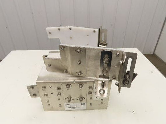 Arrowhead 10" Tabletop Belt Stainless Bottle Conveyor Diverter Section 12"L