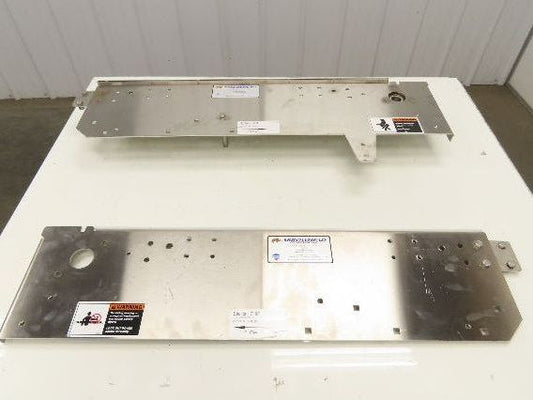 Arrowhead Tabletop Belt Steel Bottle Conveyor Set of 2 Side Panels 36" Section