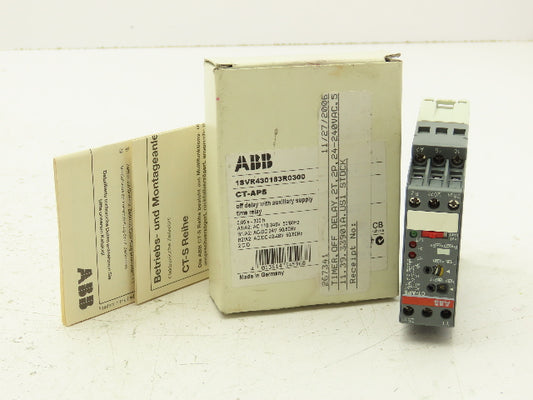 ABB 1SVR430183R0300 Timer Relay Module 110-240V