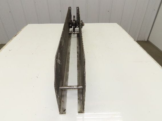 Arrowhead 3.25" Tabletop Stainless Bottle Conveyor Idler Section 36"L  -No Drive