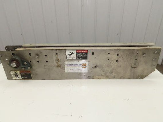 Arrowhead 3.25" Tabletop Stainless Bottle Conveyor Idler Section 36"L  -No Drive