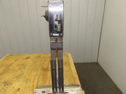 Arrowhead 3.25" Tabletop Stainless Bottle Conveyor Idler Section 36"L  -No Drive