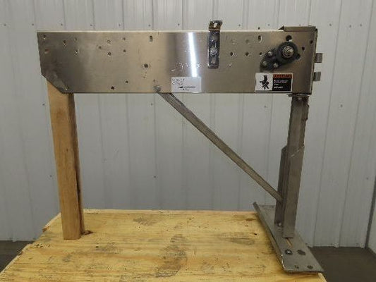 Arrowhead 3.25" Tabletop Stainless Bottle Conveyor Idler Section 36"L  -No Drive