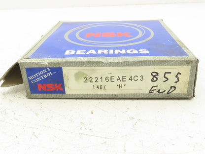 NSK 22216EAE 4C3 Spherical Roller Bearing 80mm ID 140mm OD