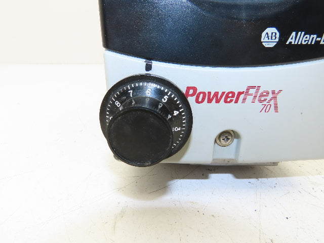Allen Bradley 20AD2P1A0AYNNNNN PowerFlex 70 AC Drive VFD 1Hp .75kw 480V 3PH