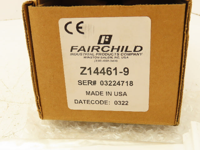 Fairchild Z14461-9 Electro Pneumatic Pressure Transducer 1-9VDC 3-15PSIG