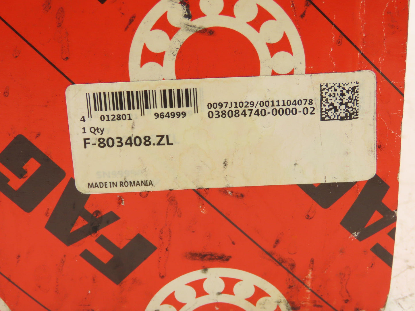 FAG F-803408.ZL Cylindrical Roller Bearing 130 mm Bore 200 mm OD